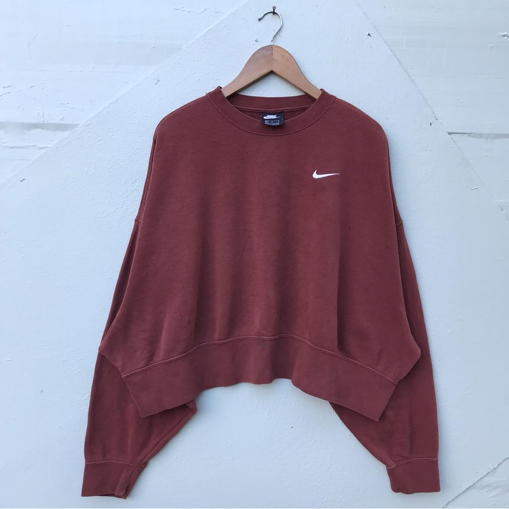 Nike Women's OVERSIZED Rust Sweatshirt